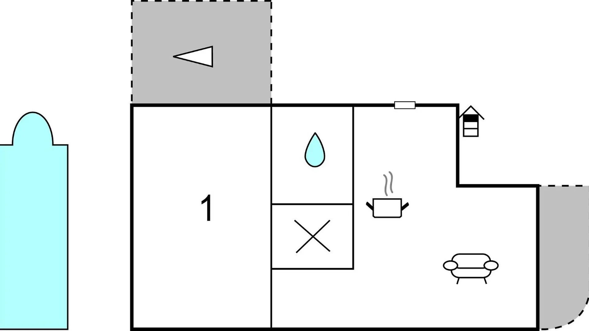 1 Bedroom Nice Apartment In Okrug Gornji トロギール